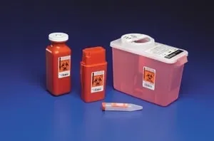 Kendall-Medtronic / Covidien - 8303SA - 1 Quart Sharps Container, Snap Top,sold By Each