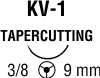 Medtronic / Covidien - VP704MX - Suture, Tapercutting, Needle KV-1, 3/8 Circle