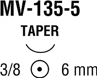 Medtronic / Covidien - VP900MX - Suture, Taper Point, Needle MV-135-5, 3/8 Circle