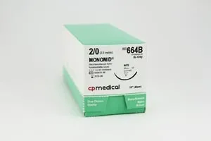 CP Medical - 665M - Suture, Size 0, Nylon 30", FSL, 12/bx