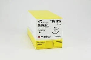 CP Medical - From: 820PG To: 822PG  Suture, 5/0, Plain Gut, 30", FS 2, 12/bx
