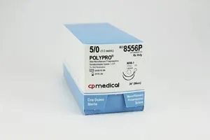 CP Medical - From: 8557P To: 8581P  Suture, 4/0, Polypropylene Mono, 36", RB 1, DA, 12/bx