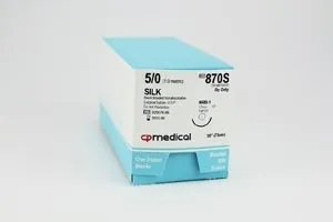 CP Medical - From: 8710P To: 8727P  Suture, 5/0, Polypropylene Mono, 30", RB 2, 12/bx