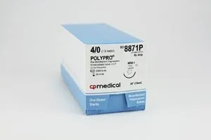 CP Medical - From: 8730P To: 8741P  Suture, 8/0, Polypropylene Mono, 18", BV130 5, 12/bx