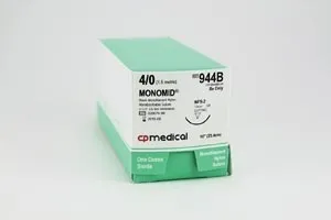 CP Medical - From: 944B To: 945B  Suture, 4/0, Nylon Mono, 10", FS 2, 12/bx