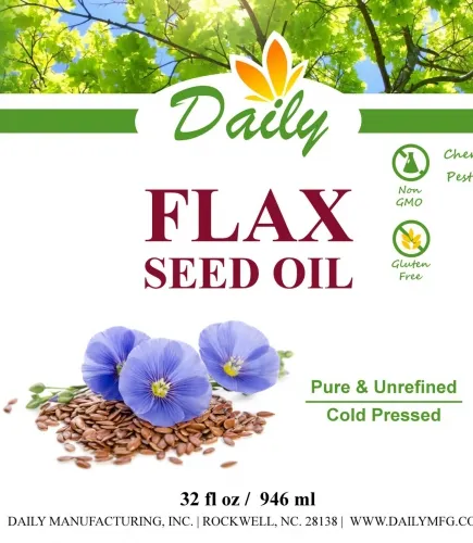 Daily - 1.FLXO-32 - Flax Seed Oil Omega 3, 6 & 9 Fatty Acid