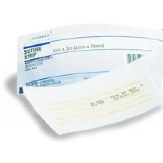 Gentell - From: TS3101 To: TS3104  Suture Strip Flexible Wound Closure Strips 1/2" x 4" Latex Free, Adhesive