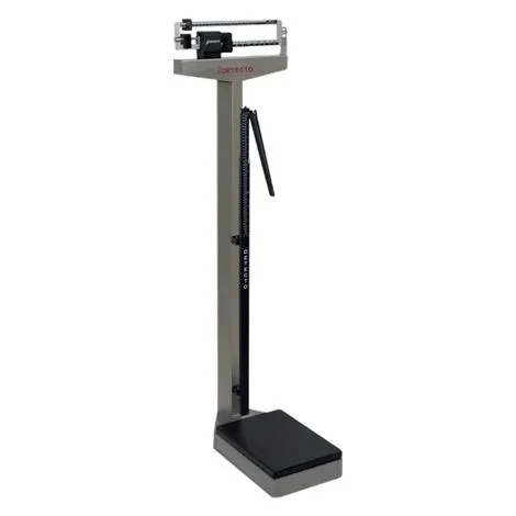 Detecto - 2391S - Eye Level Physician Scale Stainless Steel 180 Kg X 100 G With Height Rod Platform