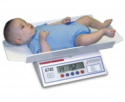 Detecto - From: 6745 To: 6745KG  Baby Scale Digital With Printer Output 30 Lb X .1 Oz/ 15 Kg X .005 Kg