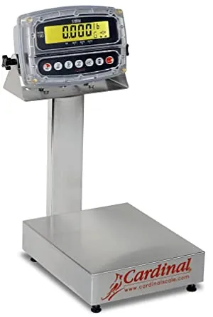 Detecto - From: EB-15-190 To: EB-60-210  Bench Scale, Electronic, 15 Lb Capacity, Stainless Steel, 190 Indicator