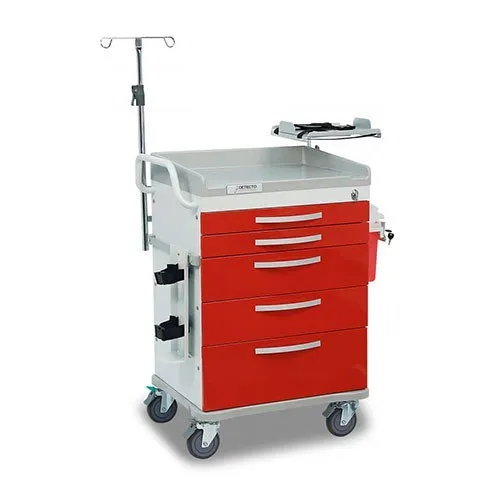 Detecto - From: WC33669BLU To: WC333369YEL - WC333369 Whisper Series Er Medical Cart, 6 Drawers