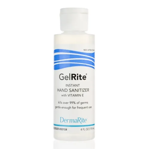 Dermarite - GelRite - From: 00102 To: 00106 - DermaRite Industries  Hand Sanitizer  4 oz. Ethyl Alcohol Gel Bottle