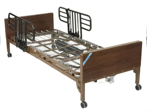 Drive - From: 43-2717 to  43-2720 - Full Drive Delta Ultra Light Electric Hospital Bed With Rails 43-2717 43-2720 Half