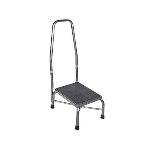 Drive Medical - 13031-2SV - Deluxe Footstool with Handle Rail