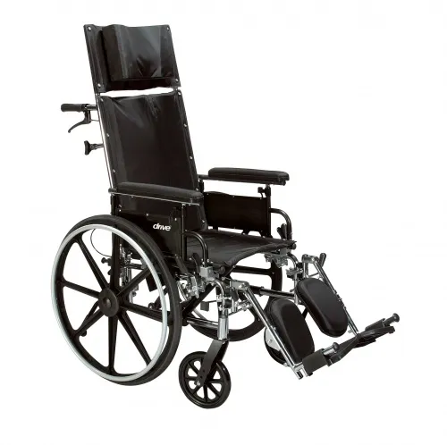 Drive DeVilbiss Healthcare - Viper Plus - From: PLA416RBDFA To: PLA420RBDFA - Drive Medical  GT Full Reclining Wheelchair, Detachable Full Arms, Seat