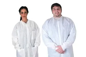 Dukal - From: 340P To: 345P  Pocket Lab Coat, NonSterile