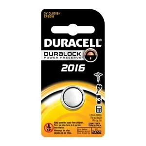 Duracell - From: DL2016B To: DLCRV3B - PK Battery, Lithium, (UPC# 66175)