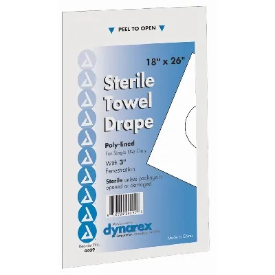 DYNAREX - From: 4409 To: 4410  General Purpose Drape dynarex Towel Drape 18 W X 26 L Inch Sterile