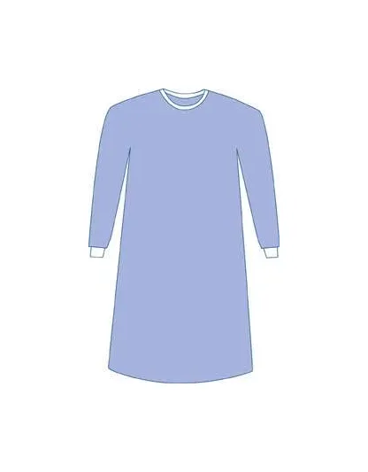 Medline - Eclipse - DYNJP2001 - Non-Reinforced Surgical Gown with Towel Eclipse Large Blue Sterile AAMI Level 2 Disposable