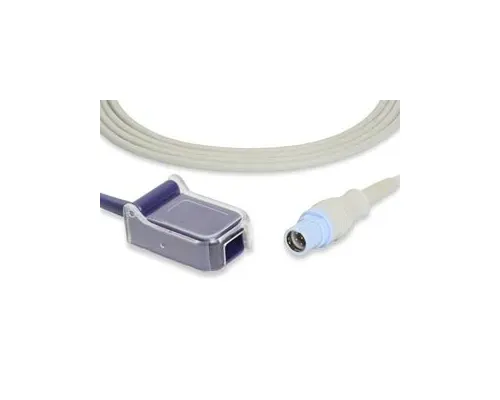 Cables and Sensors - E710P-230 - SpO2 Adapter Cable, 300cm, Draeger Compatible w/ OEM: MS17330, MS18683 (DROP SHIP ONLY) (Freight Terms are Prepaid & Added to Invoice - Contact Vendor for Specifics)