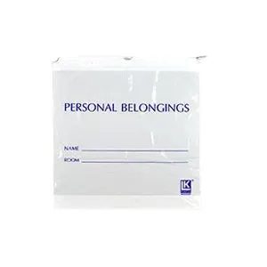 Elkay Plastics - PB181853DW -  Drawstring Patient Belonging Bag