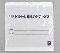 Elkay Plastics - PB20203DSW - Patient Belongings Bag