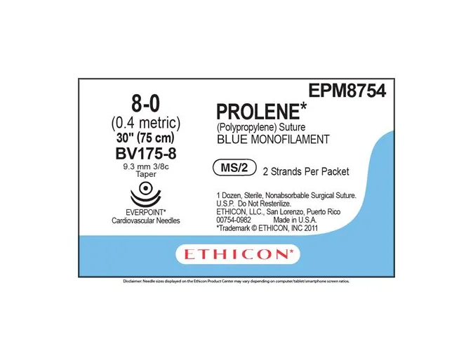 Ethicon - From: EPM8752 To: EPM8754 - Prolene Suture