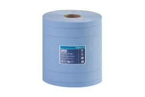 Essity - From: 13244101 To: 132451A - Industrial Paper Wiper, Centerfeed, Advanced, Blue, 4 Ply, W2, 492.19ft, 11" x 10.4", 375 sht/rl, 2 rl/cs