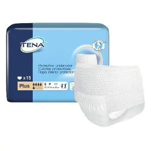 Essity - 72508 -  TENA ProSkin Plus Protective Unisex Adult Absorbent Underwear TENA ProSkin Plus Protective Pull On with Tear Away Seams 2X Large Disposable Moderate Absorbency