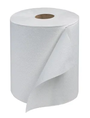Essity - RB6002 - Hand Towel Roll, Universal, White, 1-Ply, Embossed, H21, 600ft, 7.9" x 6.7" x 1.9", 12 rl/cs