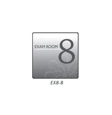 Clinton Industries - EX8-B - Door Sign Exam Room Clinton Industries Exam Room 8-b