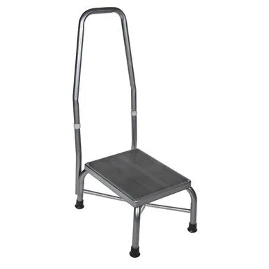 Drive Medical - 13062-1SV - Bariatric Foot Stool with Handrail Vein
