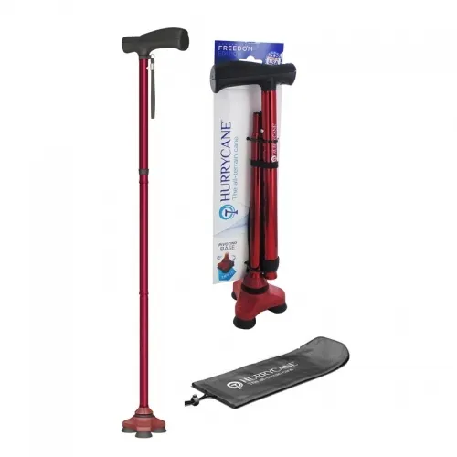 Drive Medical - Hcane-Rd-C2 - Hurrycane Freedom Edition, Red