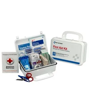 First Aid Only - 90754C - 10 Person First Aid Kit, ANSI A, Plastic, Custom Logo (DROP SHIP ONLY)