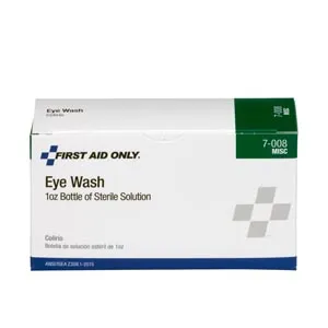 First Aid Only - From: 7-008-001 To: 7-010 - Eyewash, 1oz, 1/Bx (DROP SHIP ONLY)