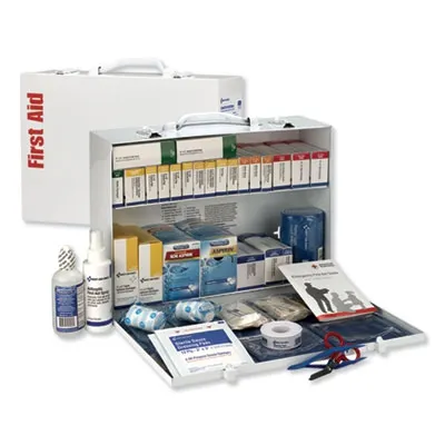Firstaidon - FAO90573 - Ansi 2015 Class B+ Type I & Ii Industrial First Aid Kit/75 People, 446 Pieces