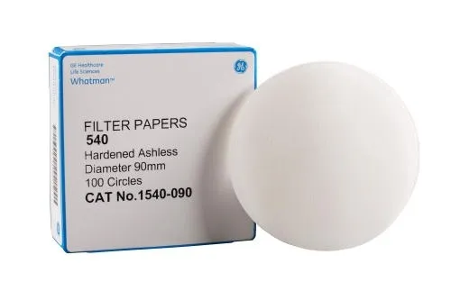 GE Healthcare - From: 1540-042 To: 1540-324 - Ge Healthcare Grade 540 Ashless General Lab Filter Paper, 110 mm circles (100 pcs)