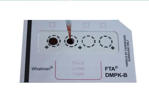 GE Healthcare - From: WB129241 To: WB129248 - Ge Healthcare FTA DMPK Starter Pack Includes: 45 DMPK Cards (15 ea A, B & C), 3mm UniCore Punch with Small Cutting Mat, 1/pk (TEMPORARILY UNAVAILABLE)