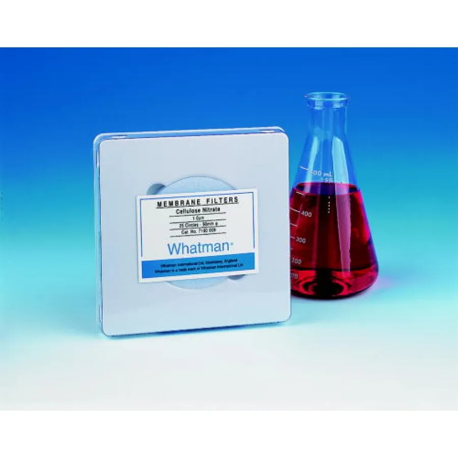 Ge Healthcare - 10400112 - Filter Circles, 47mm Dia, Cellulose Nitrate, 8.0&mu;m Pore Size, Plain White, 100/pk