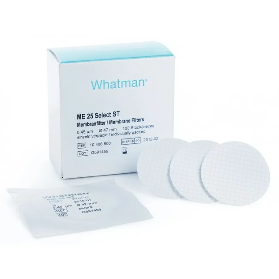 GE Healthcare - From: 10407112 To: 10407734 - Ge Healthcare Sterile MicroPlus 21 STL Membrane, white with 3.1 mm black grid for Membrane Butler, 0.45 &micro;m, 47 mm circle (100 pcs)