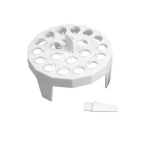 Globe Scientific - From: 456395 To: 456398 - Float Rack For 1.5ml Microcentrifuge Tubes, Round, 8 place, 65mm Diameter