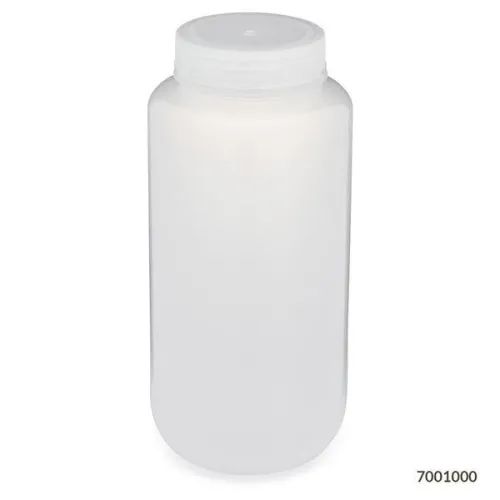 Globe Scientific - 7000125 - Diamond RealSeal&#153;Bottle, Wide Mouth, Round, PP with PP Closure, 125mL, 12/pk, 72/cs