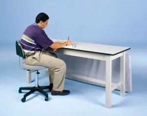 Hausmann Industries - 4082 - Work Table/ Desk, 72"L x 24"W x 32"H (DROP SHIP ONLY)