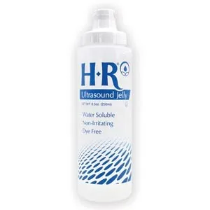 HR Pharmaceuticals - 216 - HR&reg; Ultrasound Gel 250ml (8.5oz.) Bottle Non-Sterile