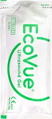 HR Pharmaceuticals - 280NW - EcoVue Ultrasound Gel, 20g Packet, Sterile, 100/bx