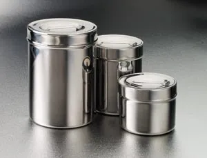 Dukal - 4233-2 - Dressing Jar, &frac12; Qt, Stainless Steel