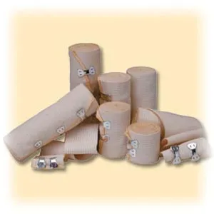 Amd Ritmed - 622 - Elastic Bandage, 4" X 5 Yds, Contains Latex, Shrink Wrapped, 10/Pk, 5 Pk/Cs