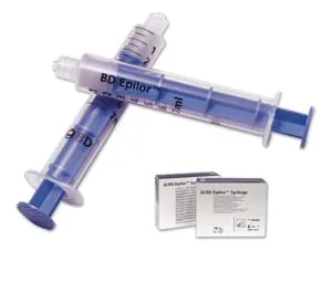 BD Becton Dickinson - 405292 - Luer-Slip Plastic Loss Of Resistance Syringe, 7cc, 10/bx, 5 bx/cs (Continental US Only)