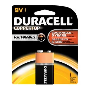 Duracell - MN1604B1Z - Battery, Alkaline, Size 9V, 12/bx, 4 bx/cs (UPC# 09361)