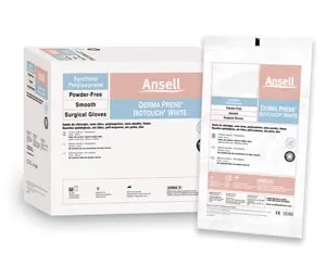 Ansell - 20685775 - Surgical Gloves, Size 7&frac12;, White, 50 pr/bx, 4 bx/cs (60 cs/plt) (US Only)